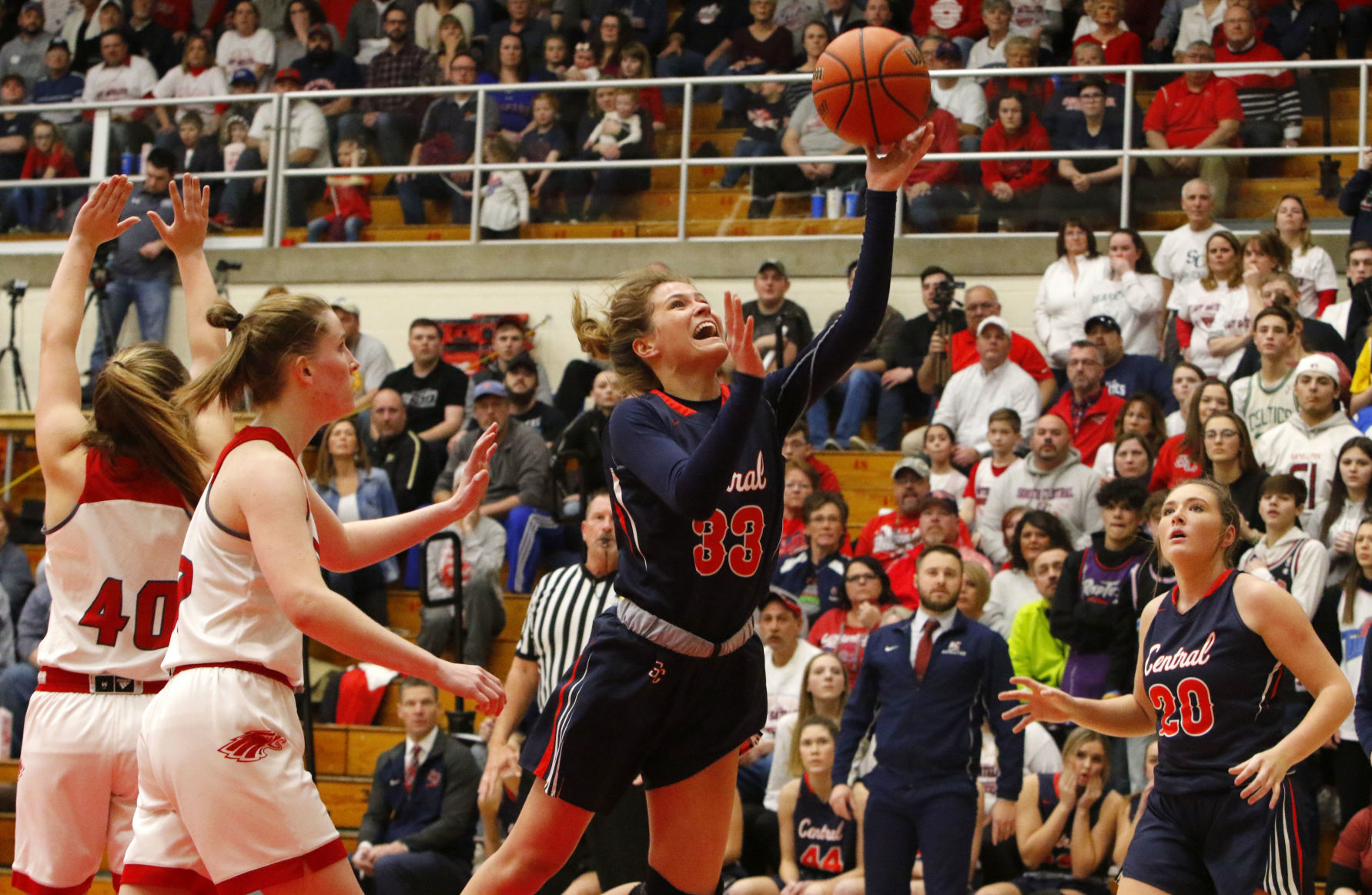 Gallery: 2A girls basketball semistate: South Central vs. Frankton